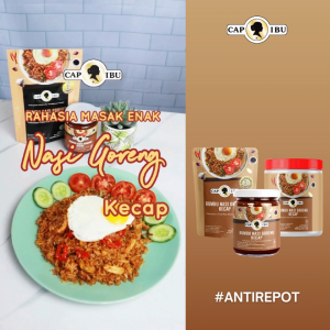 CAP IBU Bumbu Nasi Goreng Kecap - Bumbu Tradisional dalam Botol Bening