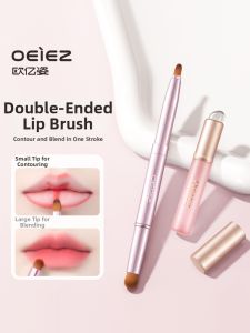 OEIEZ | Double Headed Retractable Portable Lip Brush Silicone