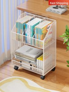 Mobile Book and Miscellaneous Storage Shelf