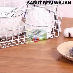 TJ Sabut Kawat Wajan Anti Karat Pembersih Noda Kerak Gosong Kawat Stainless Pembersih Ampuh Wajan