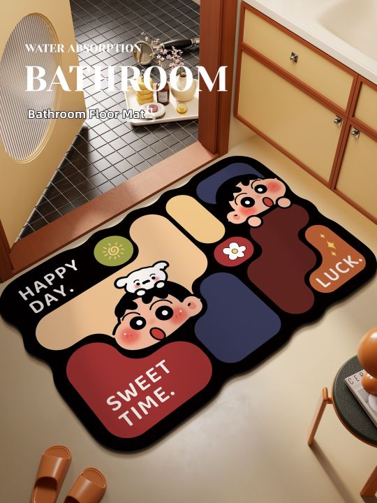 XXM | Non-slip Water Absorbent Bathroom Mat | Lazada Singapore