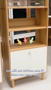2/4 Layers Cabinet for Home Furniture Book Shelf Organizer with Drawers Display Rack Bookshelf