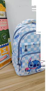 D1-M6605 / 46CM STITCH DESIGN Korea Backpack High Quality Beg Sekolah / School Bag / Beg Galas / Laptop / College