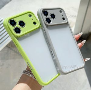 Luxury Heat Dissipation Case For Apple iPhone 17 16 15 14 13 12 Pro Max iPhone17 ProMax Air 17Air 5G Phone Case Transparent Skin Feel Camera Protection Shockproof Cooling Back Cover For iPhone 17 Air