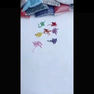 UMI 1pcs 2.4x120mm Ball Keychain Label Hand Tag Connector Links Chain Pendeants DIY Jewerlry Making Supplies Murah 彩色铁珠链