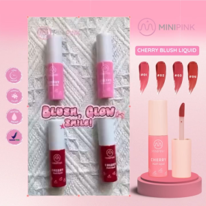 MINIPINK Liquid Blush Cherry Blush Creamy Matte Tahan Lama Natural 4 Colors MP062
