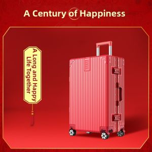 JR＆BL | Wedding Red Luggage for Bride