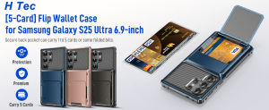 for Samsung A55 5G Case with Card Holder [Max 4 Cards] Dual Layer Protective Heavy Duty Hard PC TPU Bumper Shockproof Wallet Case for Samsung Galaxy A16A56A36A55A15A05sA35 5GA25 5GA54 5GA14 5GA34 5GA24