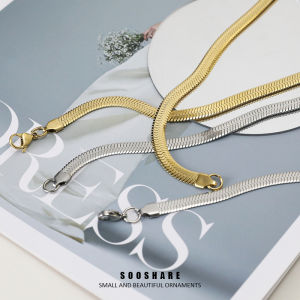 Sooshare Titanium Steel Snake Bone Necklace: A Stylish Men's Fashion Accessory