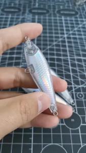 (Ce14)New High Quality Transparent Road Runner Bait 3D Inner Laser Slow Sinking 7g Pencil Bait Blank Body For Easy DIY