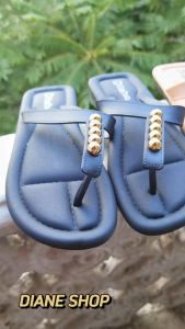 Womens fashionable sandals quiet and soft indoor/outdoor slippers easy to clean exquisite gold beaded home slippers
