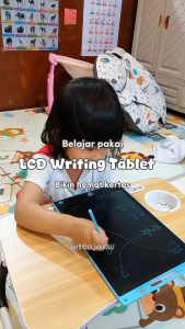 Mocababy Warna-Warni Papan Tulis LCD Drawing Tablet Untuk Belajar Menggambar dan Menulis Anak LCD Drawing Writing Tablet Anak10"/12"