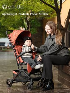 calutte | Portable Lightweight Foldable Reclining Stroller