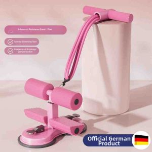 Abdominal Exercise Assistor for Sit Ups with Pull Rope Foot Fixer