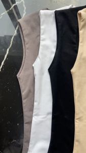 เสื้อครอปแขนกุด เสื้อแขนกุด ผ้าอย่างดี (พร้อมส่ง)