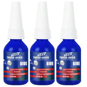 lock tight Thread Blue Thread Locking Agent Medium Strength Blue Anaerobic Adhesive for Fixing Screws and Nuts Anti-Loosening Anti-Corrosion Oil Resistant Loctite Removable Loosening/Corrosion.