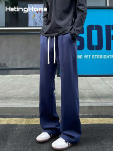 HetingHOME | Quần dài nam rộng rãi thoải mái phong cách Mỹ không giới hạn giới tính quần dài thường ngày cho cặp đôi Hetinghome HK25624