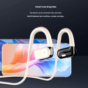 Techvault ENC Bluetooth Sports Headset Air Conduction Headset Headphone Ultra Lightweight and Portable