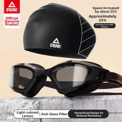 PEAK | Anti-fog HD Prescription Coated Swimming Goggles and Cap