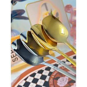 Thìa / Muỗng Inox 304 Mạ Phong Cách Châu Âu Sang Chảnh Bền Đẹp -Lumbley