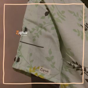 Daster Hamil Infus Busui Lengan Pendek Sematakaki Katun