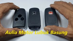 Casing Kunci Lipat Honda 3 Tombol Jazz Accord Civic Brio Mobilio Freed City CR-V Odysey Fit Pilot