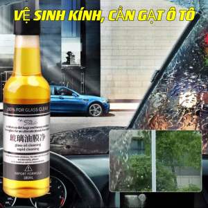 DUNG DỊCH LÀM SẠCH CẦN GẠT MẢNG DẦU BỤI BẨN LÂU NGÀY TRÊN MẶT KÍNH Ô TÔCẢI THIỆN TẦM NHÌN AN TOÀN KHI LÁI XE
