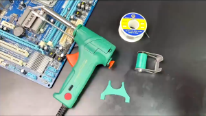 CKS MALL 5In1 Electric Soldering Iron Set 220V 60W  External Heated Manual Soldering Gun Send Tin Gun