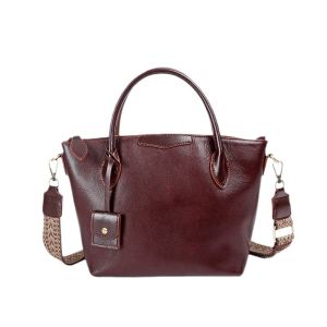 Royal Bagger กระเป๋าสะพายข้างกระเป๋าถือ 6907 กระเป๋าถือ แฟชั่นหนังวัว แท้สะพายไหล่ ความจุมาก