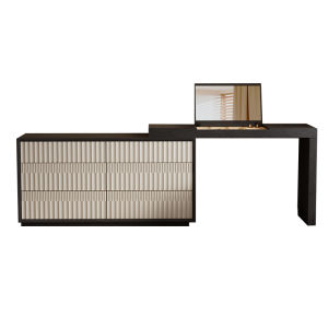 Minimalist Italian Flap Vanity Storage Table Bedroom End Extendable