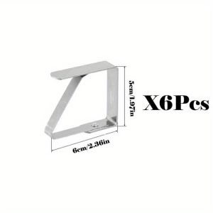 Outdoor table with stainless steel tablecloth clip metal tablecloth clip picnic party wedding tablecloth clip