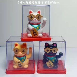 Kucing Mata Uang Maneki Neko Lucky Cat / Pajangan Kucing Keberuntungan Bawa Rezeki