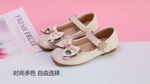 26-36 Sepatu kulit putri anak perempuan cantik Daftar prioritas Mode Sepatu Pesta Anak Perempuan