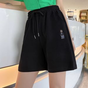 Loose Casual Running Shorts High Waist A-line