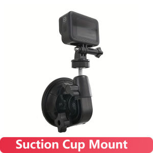 Suction Camera Mount Dash Cam Suction Cup Car Mount Windshield Camera Holder Tripod for GoPro 12 11 10 9 Insta360 DJI Action 3 4