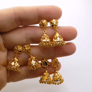 Yon Hing Subang Jimiki 4G± (Berganti-ganti) Bombay Skru Design Indian Emas 916