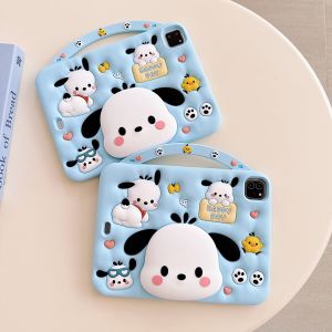 【Hot】Portable Telescopic Bracket Colorful Cinnamoroll Silicone Tablet Protective CaseFor iPad mini 1/2/3/4/5/6/75/6/Air1/2/Pro7/8/9/10/A16Air3/ProAir4/5Pro 1/2/3/4Air M2/M3Pro M4 Series