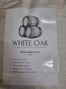White oak เกล็ดไม้โอ๊คธรรมชาติขนาด 10 กิโลกรัม