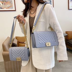 Stylish Maternity Single Shoulder Bag 2023 New Diamond Chain Crossbody Bag Versatile Texture Underarm Small Square Bag