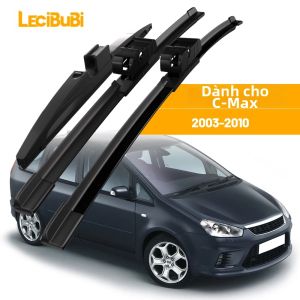 1 Bộ Lưỡi Gạt Nước Kính Chắn Gió Phía Trước & Phía Sau Cho Xe Ford C-Max 2003-2010 Cao Su Gạt Nước Kính Chắn Gió Phụ Kiện Đen Dung Sai Nhiệt Độ-40 ℃ Đến +70 ℃