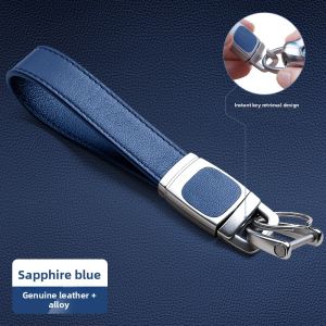 X | Luxury Car Keychain Leather Genuine