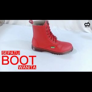CBR SIX SEPATU BOOT WANITA [HLC 086] - SEMIKULIT
