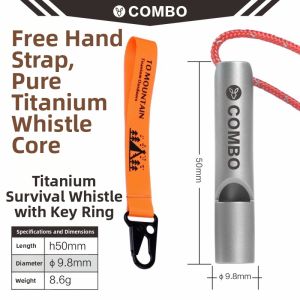 Rescue Whistle Titanium Multitool