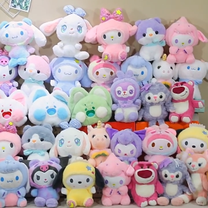 Mainan Plush Plush Toys Doll Stuffed Toys Cute Soft Plush Doll Fun Collectible Toy Kids Girls Boys