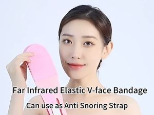 V Face Bandage Far Infrared Elastic Face Mask Chin Cheek Lift Up Belt Facial Beauty Care Tool Muka Kecil