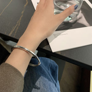 Srrmhyn Korean Style Square Couple Letter Smiley Bracelets Men Women Retro Simple Match Creative Cultural Handmade Wristbands