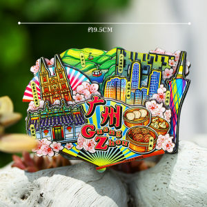 Lưu Niệm Từ Thiện Văn Hóa Quảng Châu Tháp Tháp Nhỏ Eo Nhỏ Nhà Thờ Đức Bà Thánh Tâm Móc Tủ Lạnh Từ Tính Trang Trí Nhà