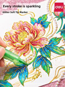 deli | Shiny Childrens Markers Art Dedicated Water-washable