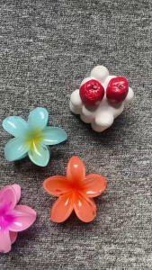 AS ~ JP1815  JEPITAN JEDAI BUNGA WANITA BAHAN PLASTIK PREMIUM WARNA TERANG COD