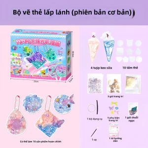 XIONGBUFAN | Bộ DIY Nghệ Thuật Bóng Nhũ cho Sáng Tạo và Làm Thủ Công của Bé Gái
